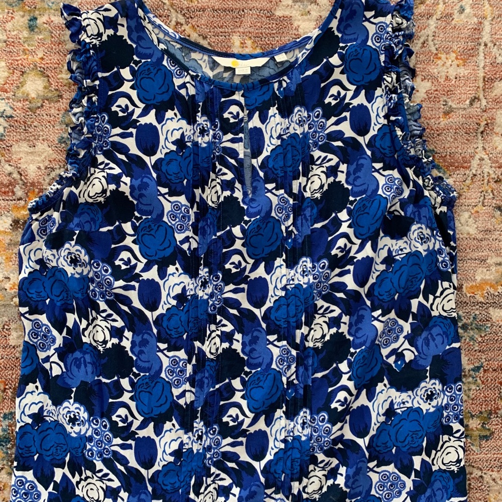 Boden Keyhole Work Blouse